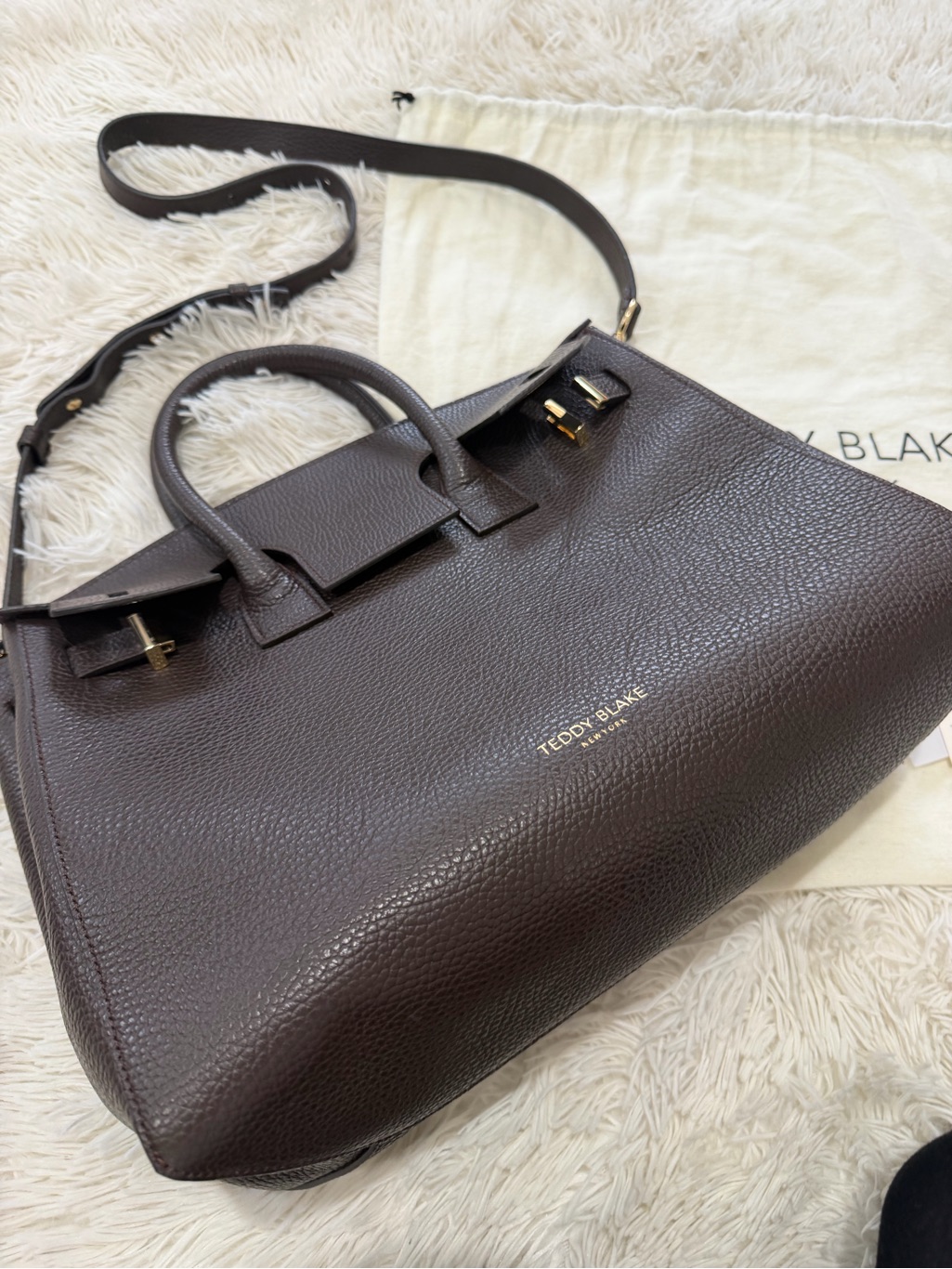 Teddy Blake Gigi Stampato 13" Bag - Nwot - Color: Marrone — image 2 of 8